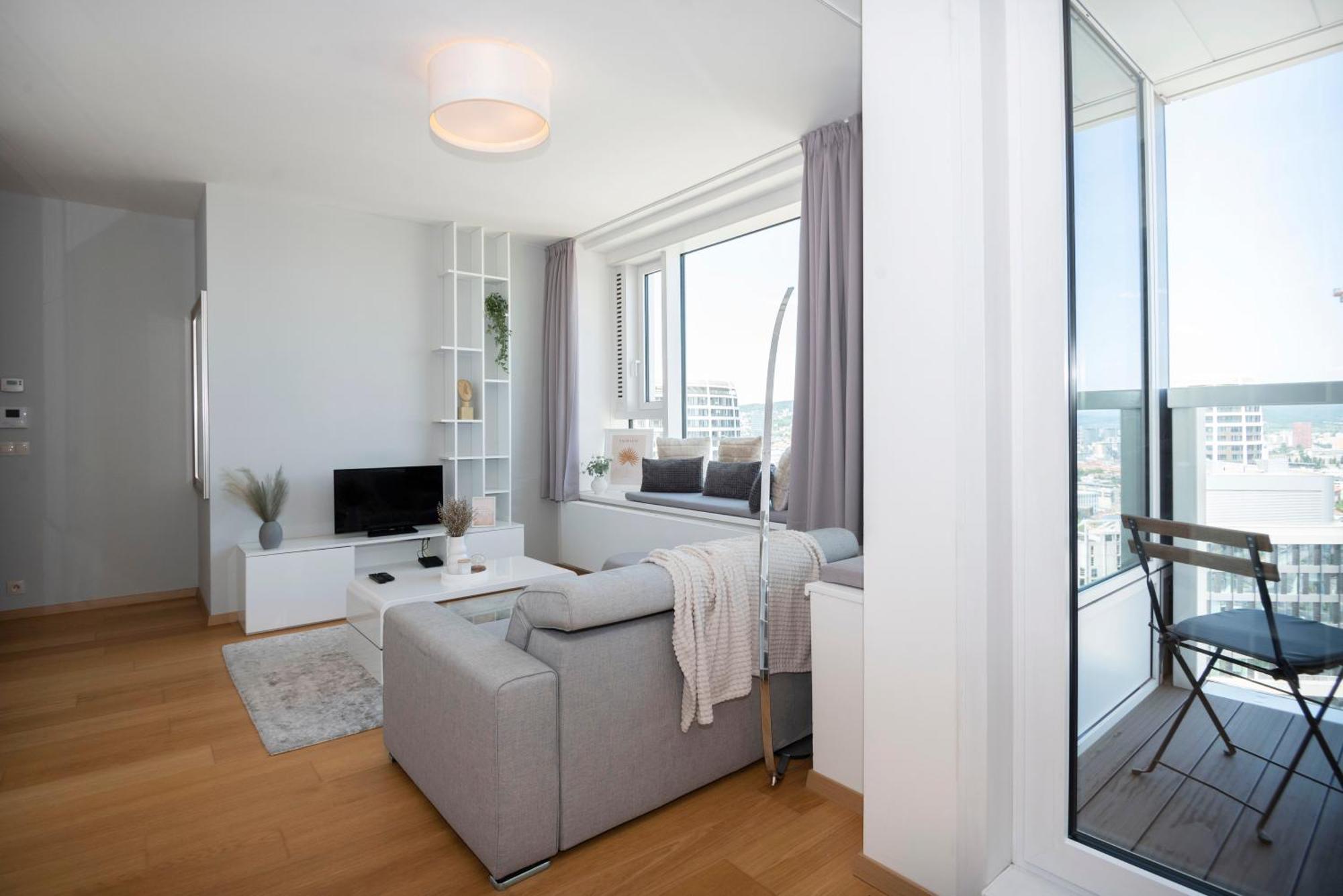 Luxury 1Bdrm On The 28Th Floor Apartment Bratislava Ngoại thất bức ảnh